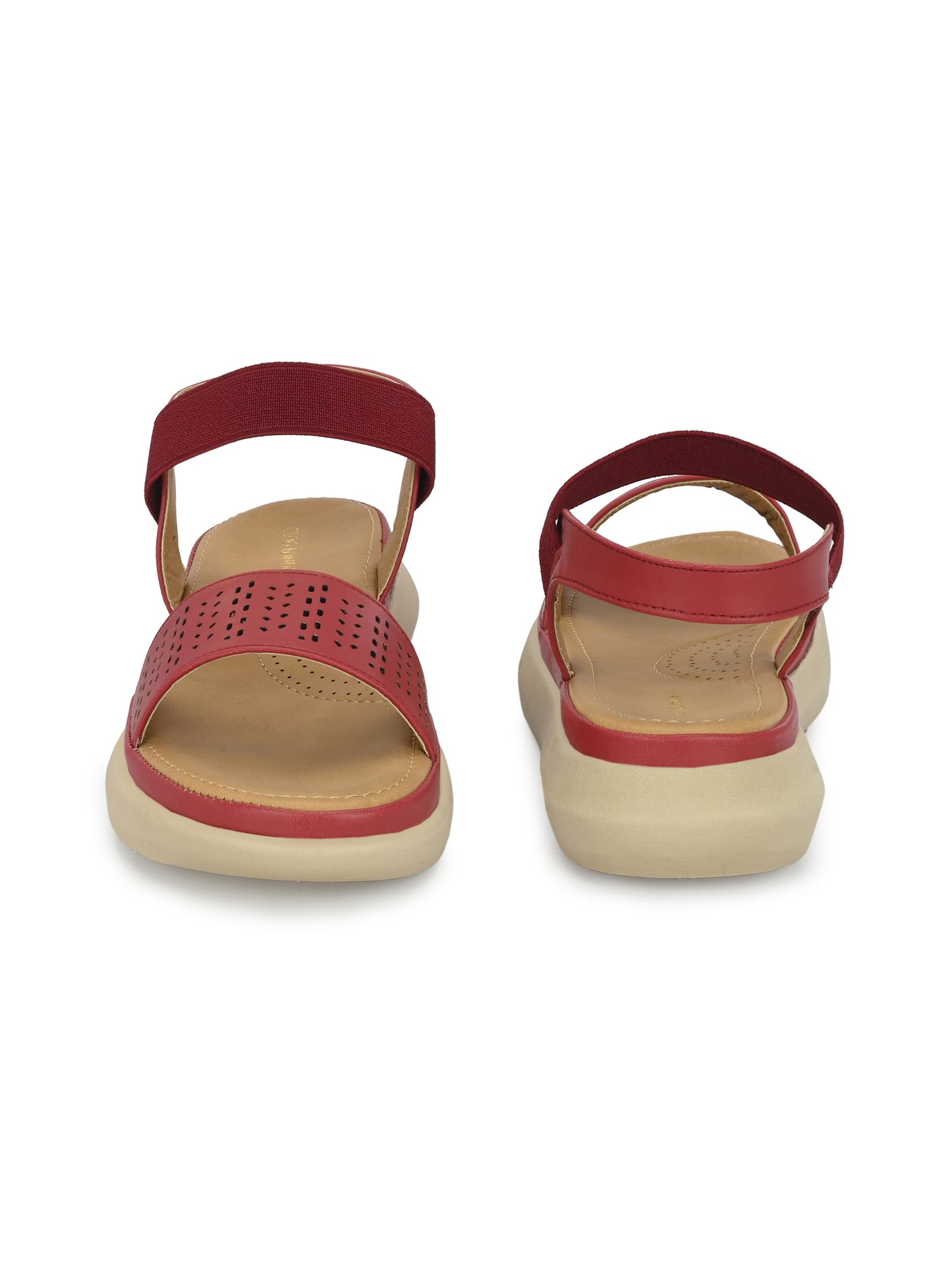 Women Cherry Textured Sandals