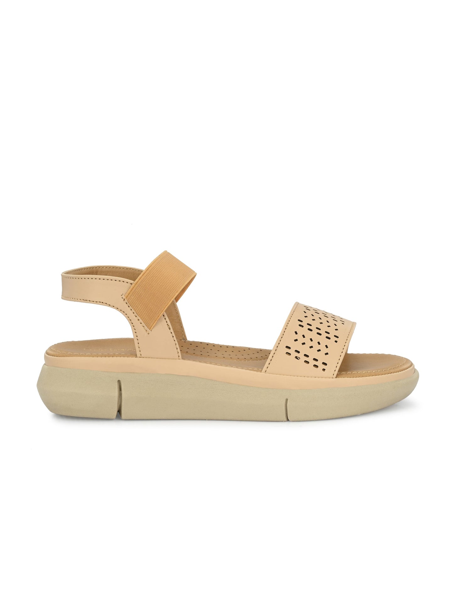 Womens Beige Slip On Sandals Online