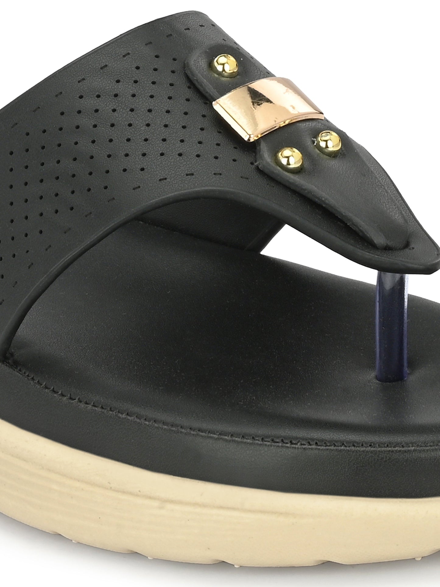 Women Tan Textured Comfort Flats