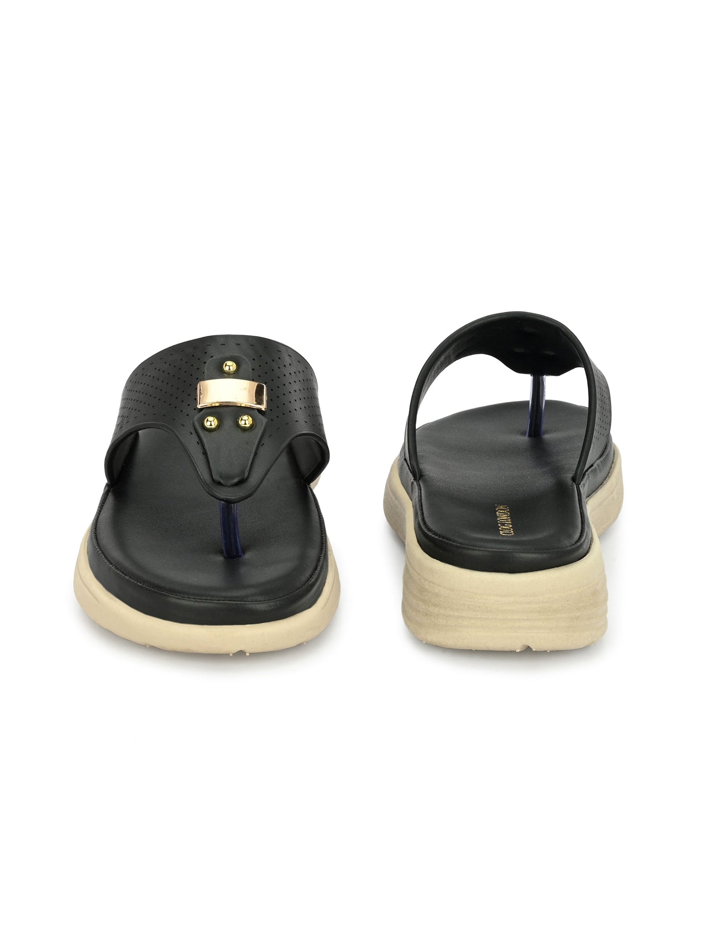 Women Tan Textured Comfort Flats