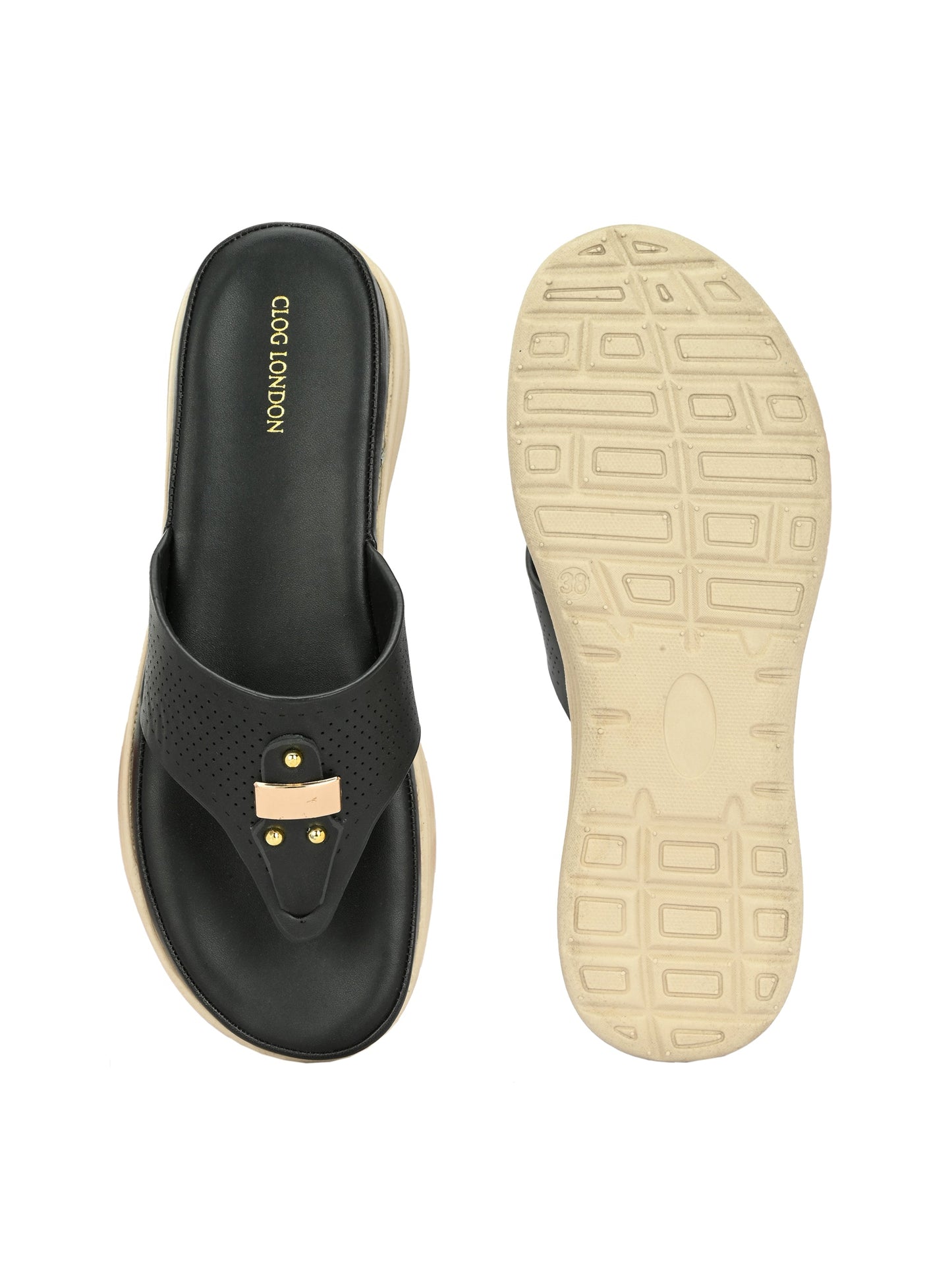 Women Tan Textured Comfort Flats