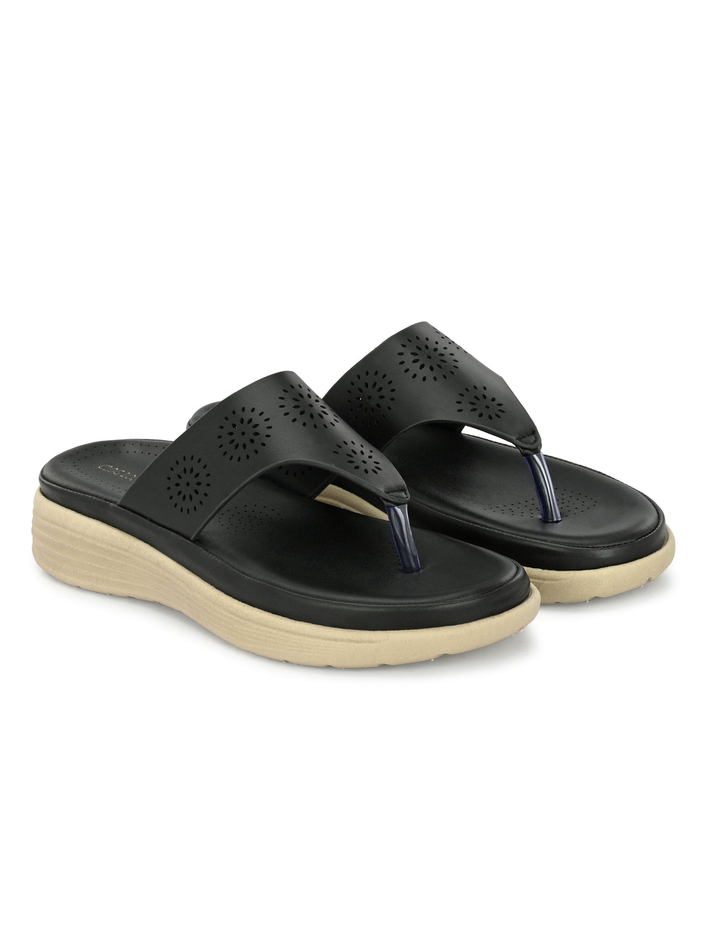 Womens Beige Outdoor Flats