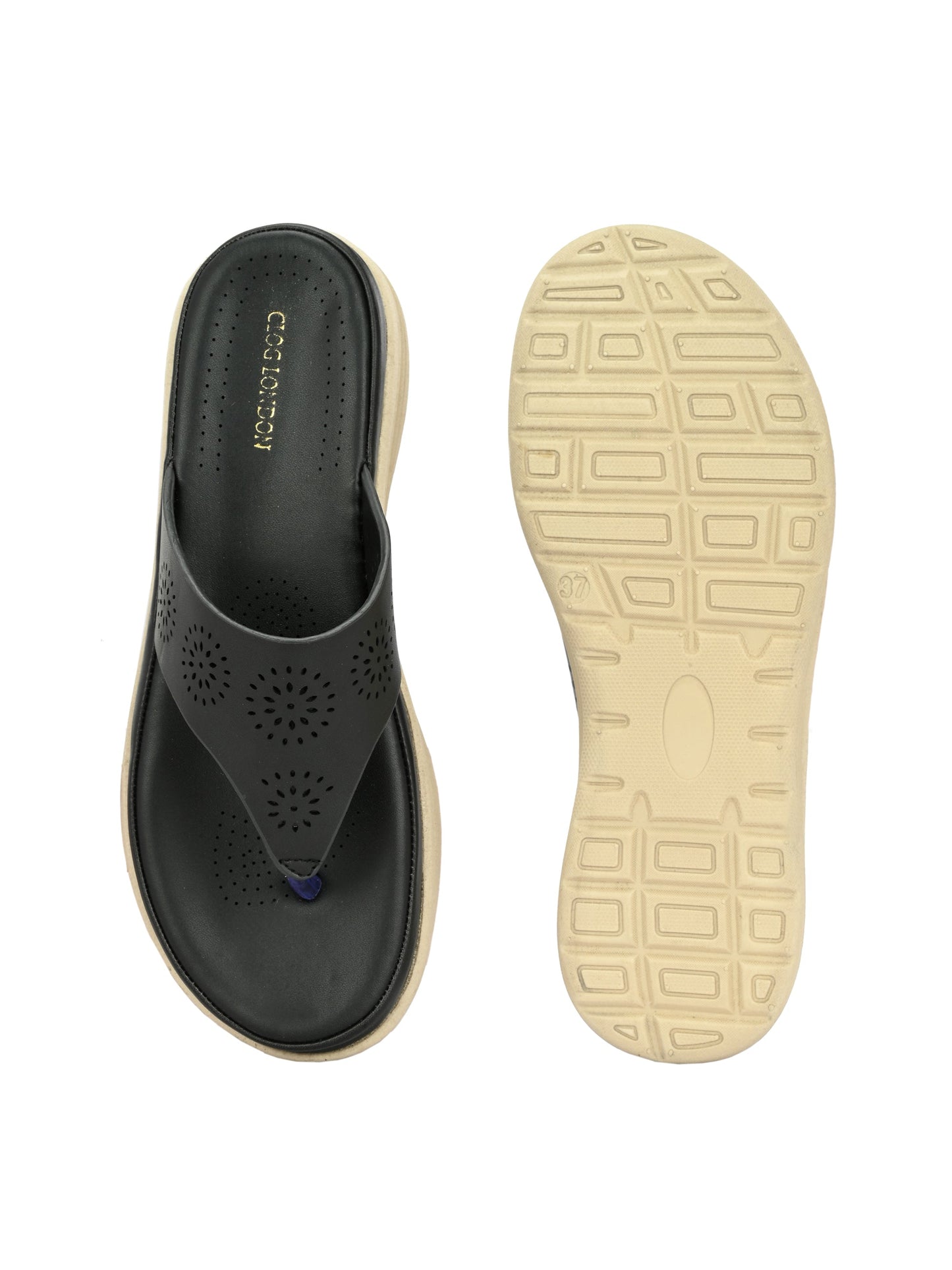 Womens Beige Outdoor Flats