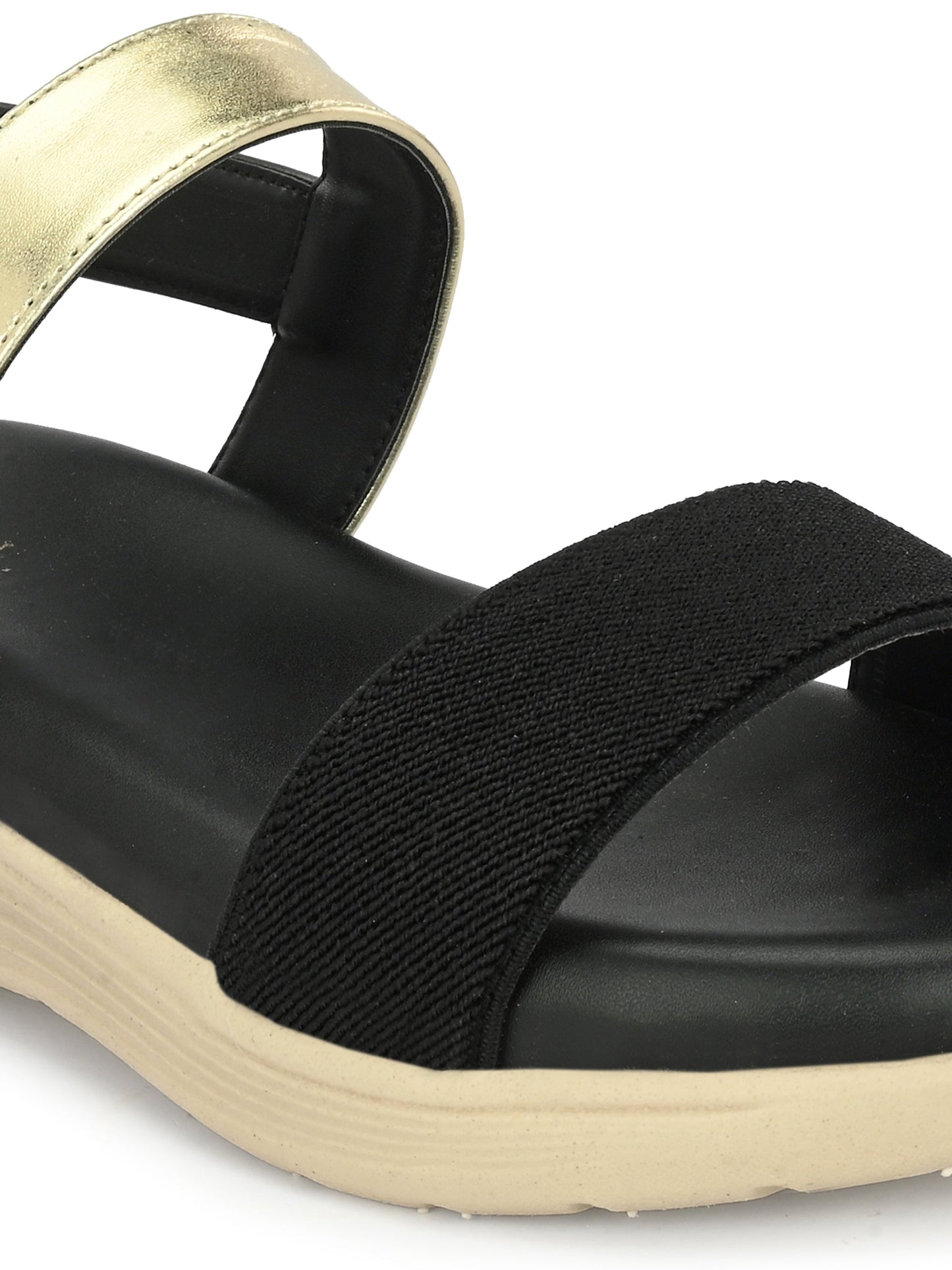 Women Cream Heeled Sandals Online