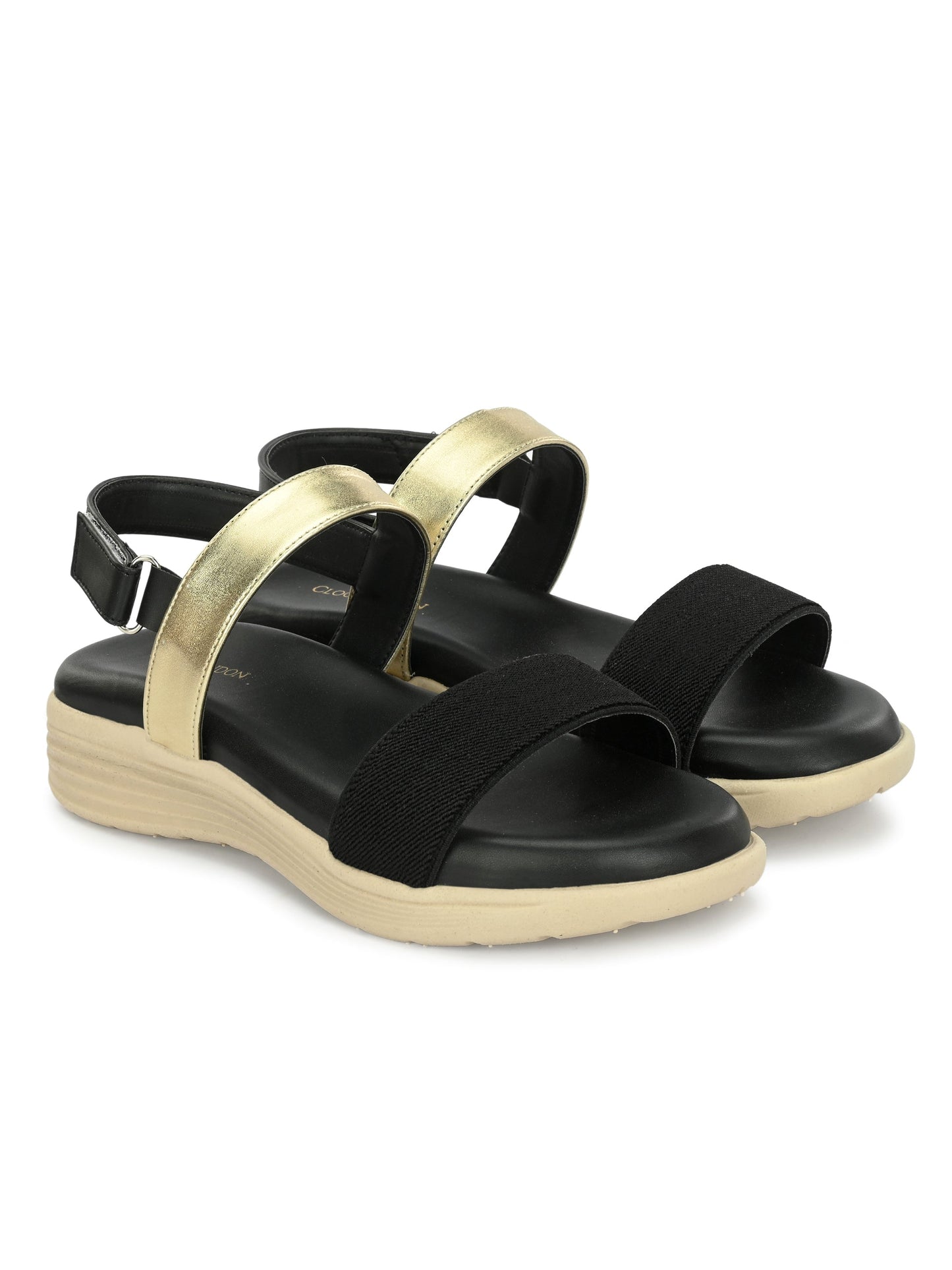 Women Cream Heeled Sandals Online