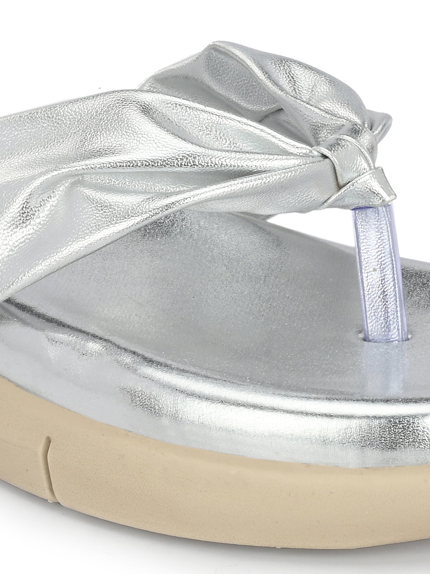 Women Gold Comfortable Flats Sandals