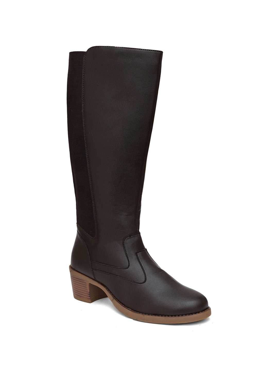 Women Brown Casual Long Boots