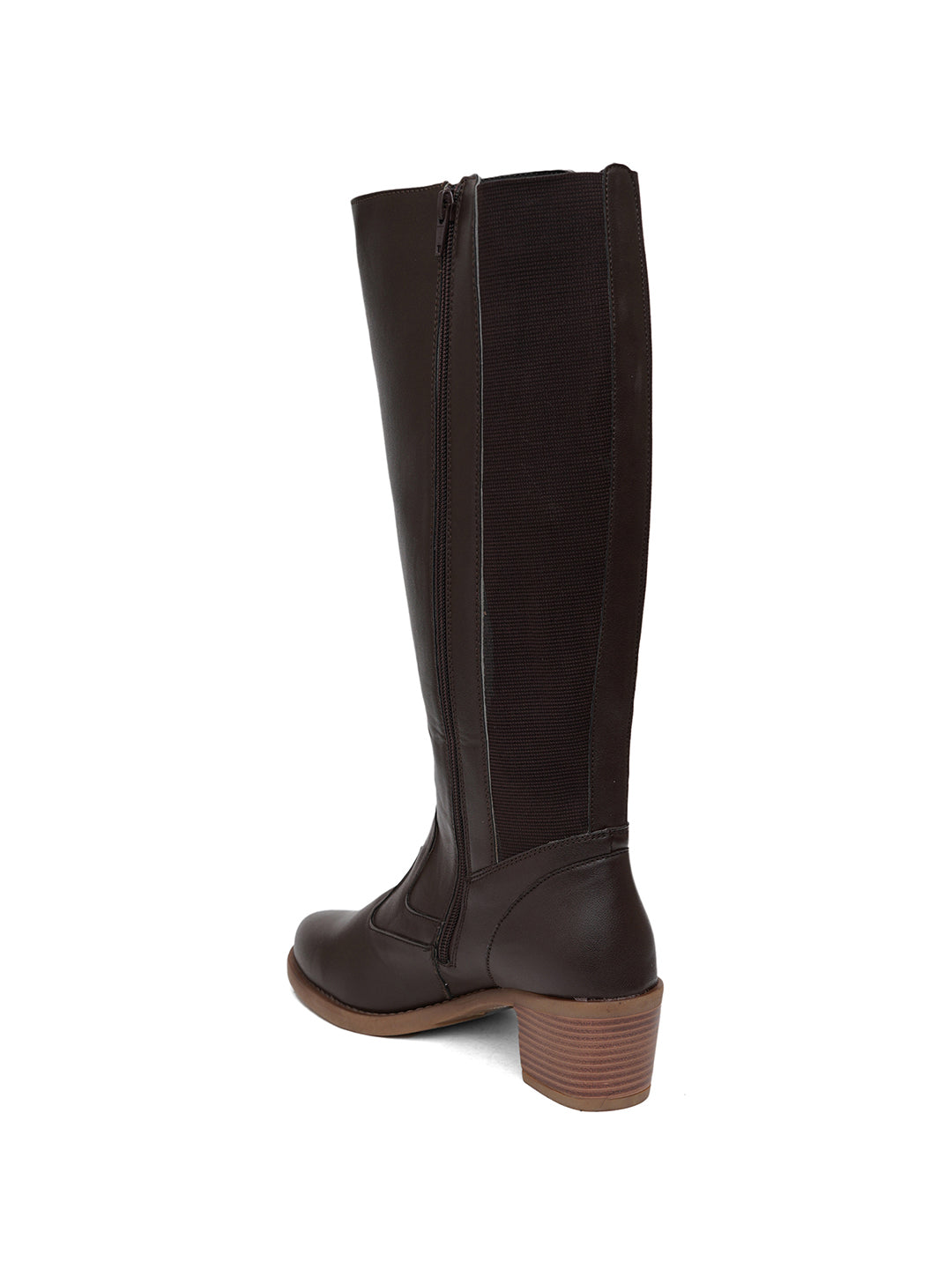 Women Brown Casual Long Boots