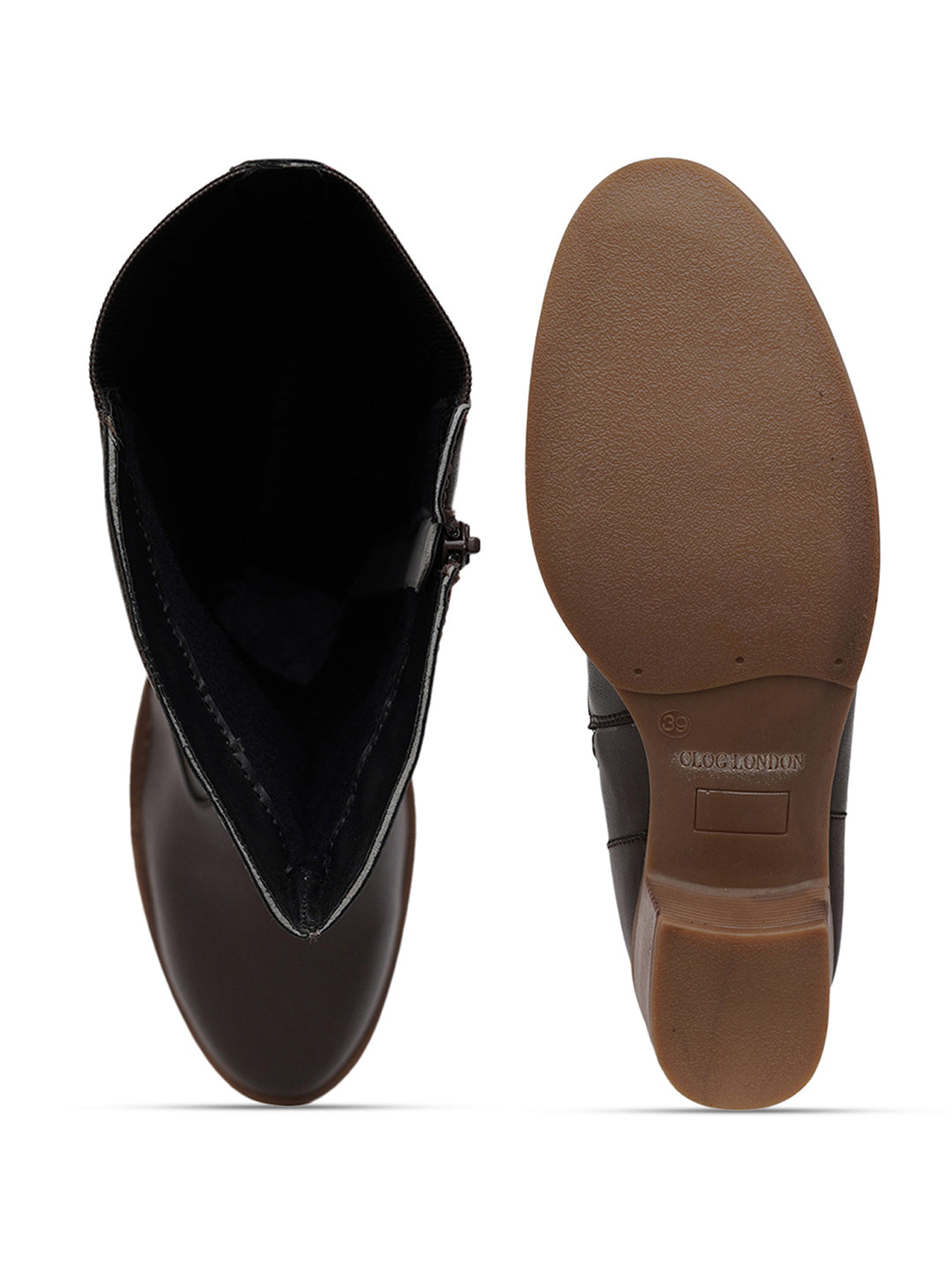 Women Brown Casual Long Boots