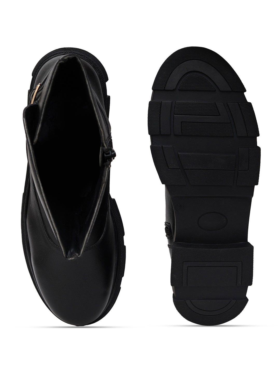 Women Brown Block Boots