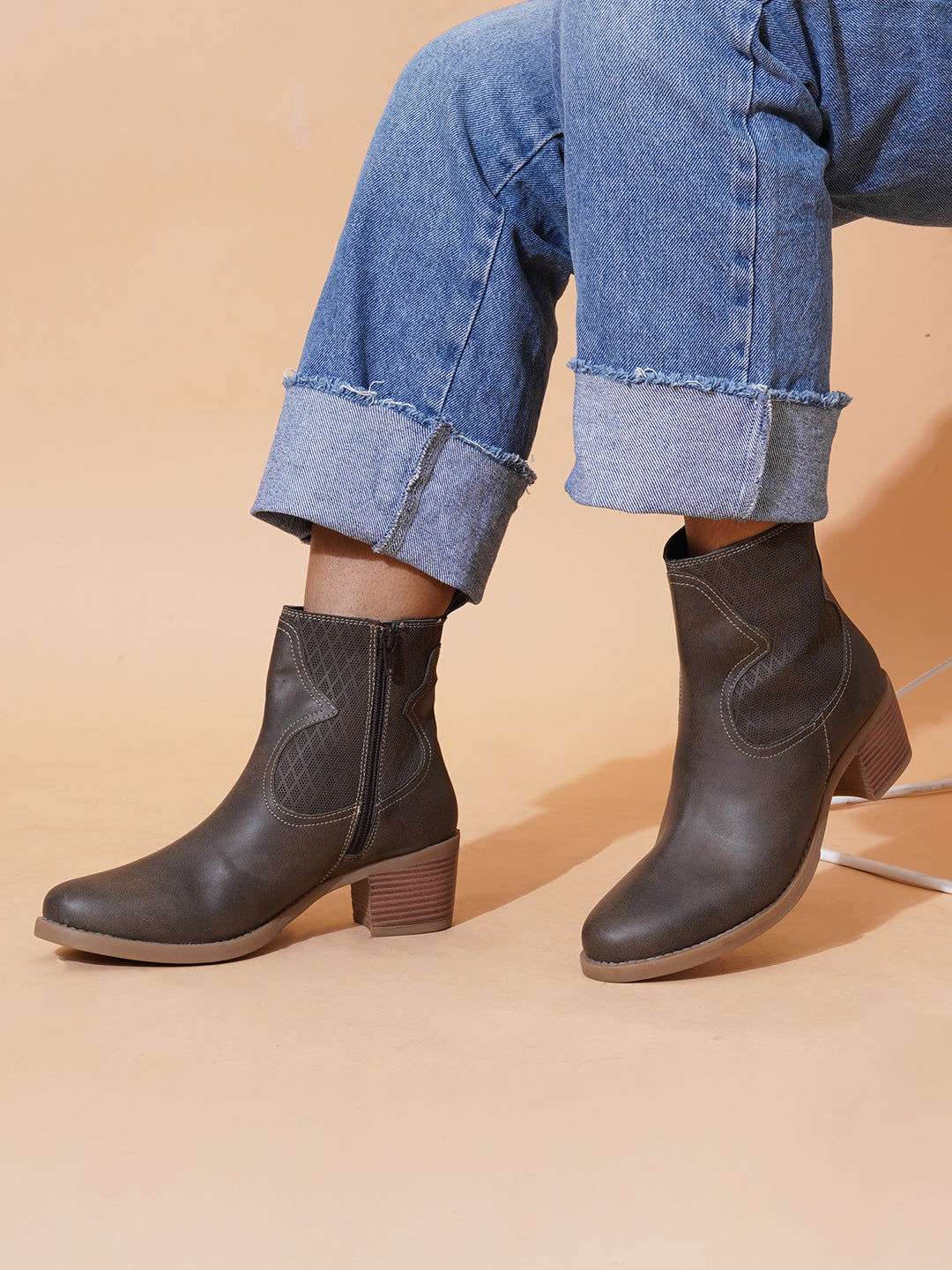 Buy Grey Boots for Women Online