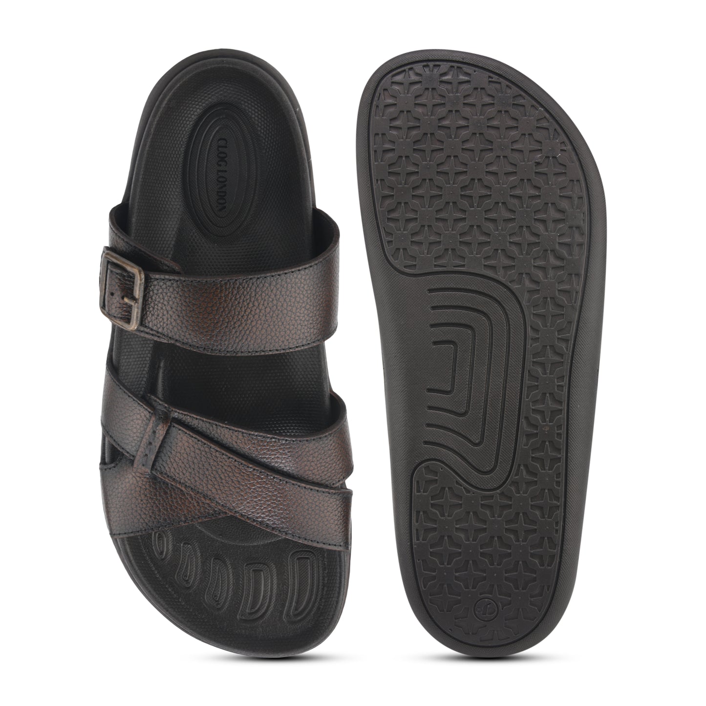 Men’s Casual Leather Buckle Sandals