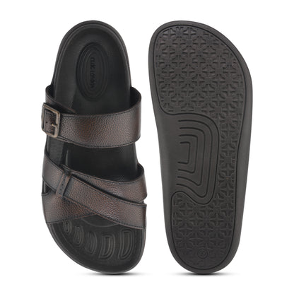 Men’s Casual Leather Buckle Sandals