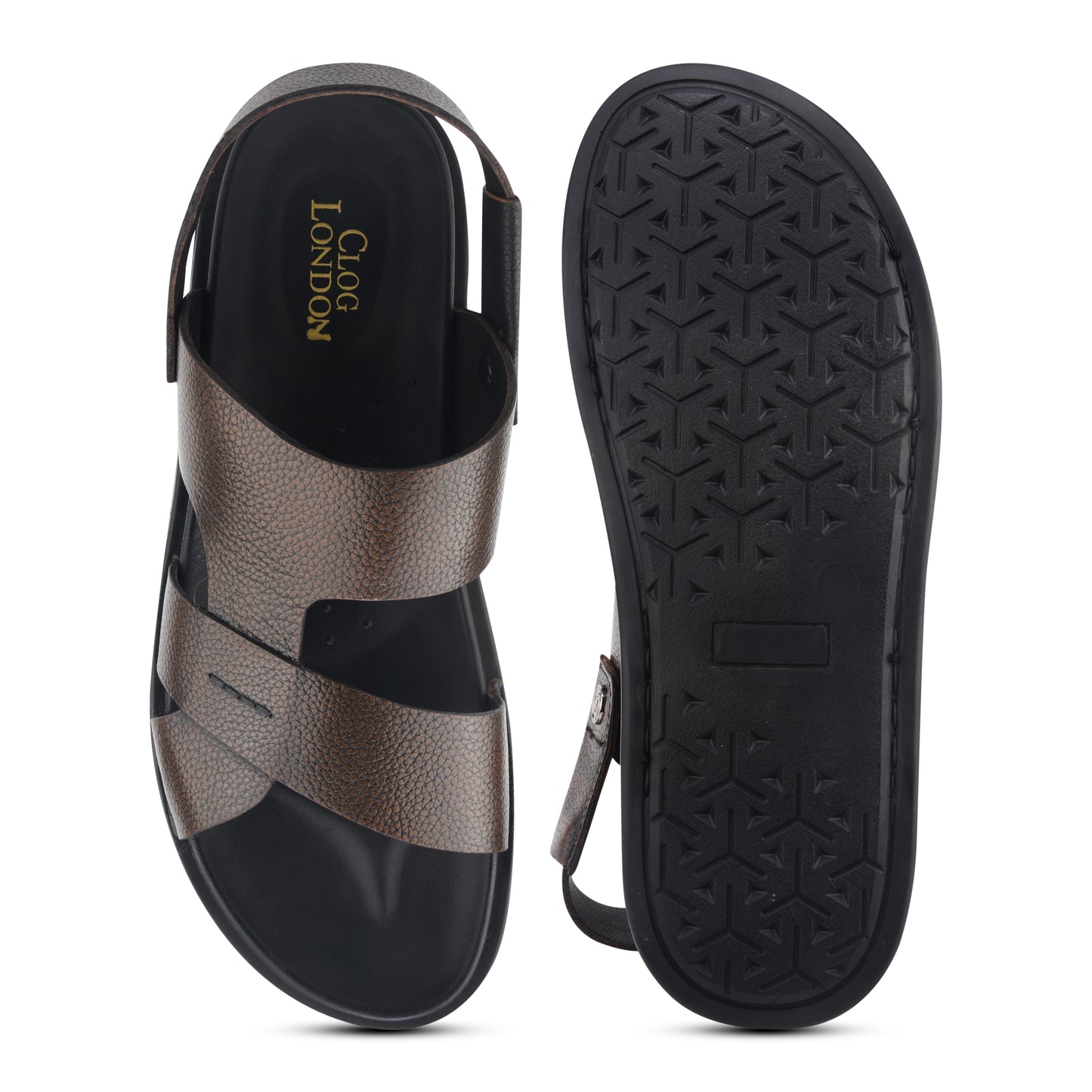 Men’s Casual Leather Buckle Sandals