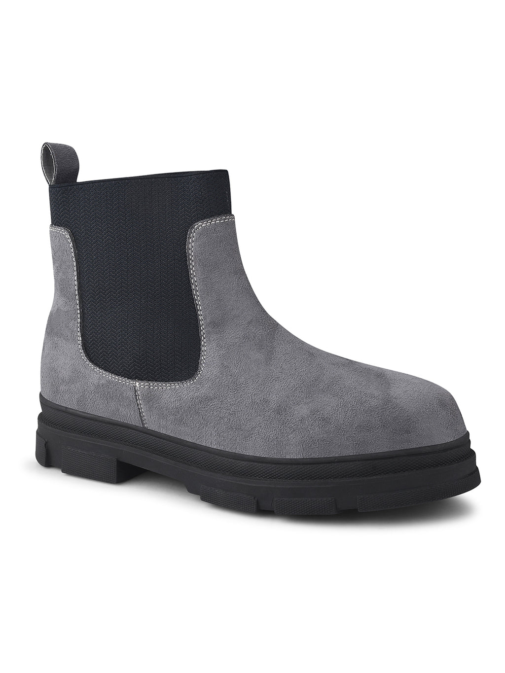 Women Black Block Heeled Boots