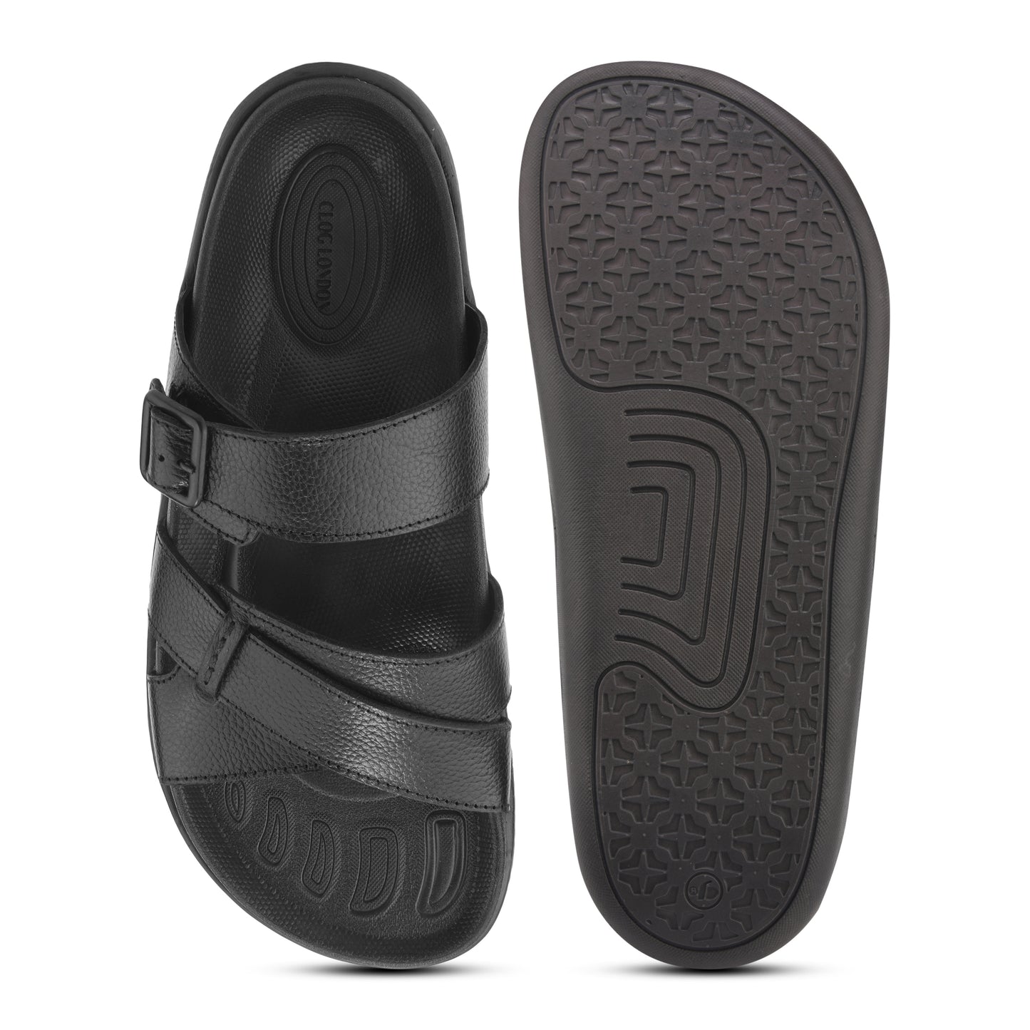 Men’s Casual Leather Buckle Sandals