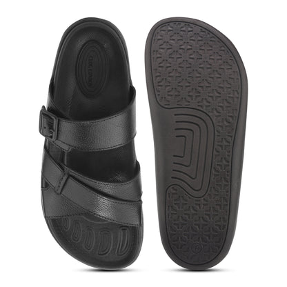 Men’s Casual Leather Buckle Sandals