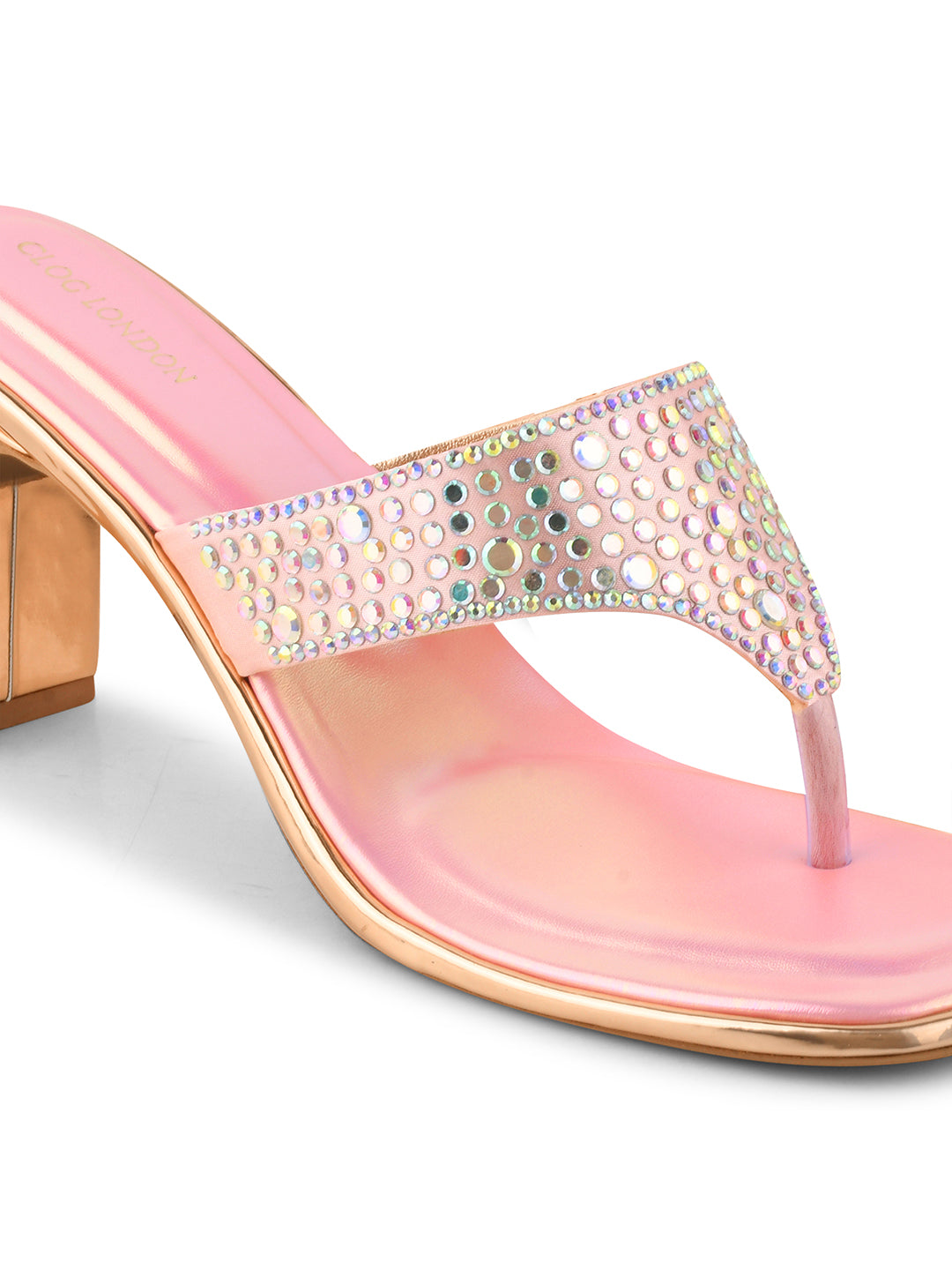 Women Pink Casual Heels