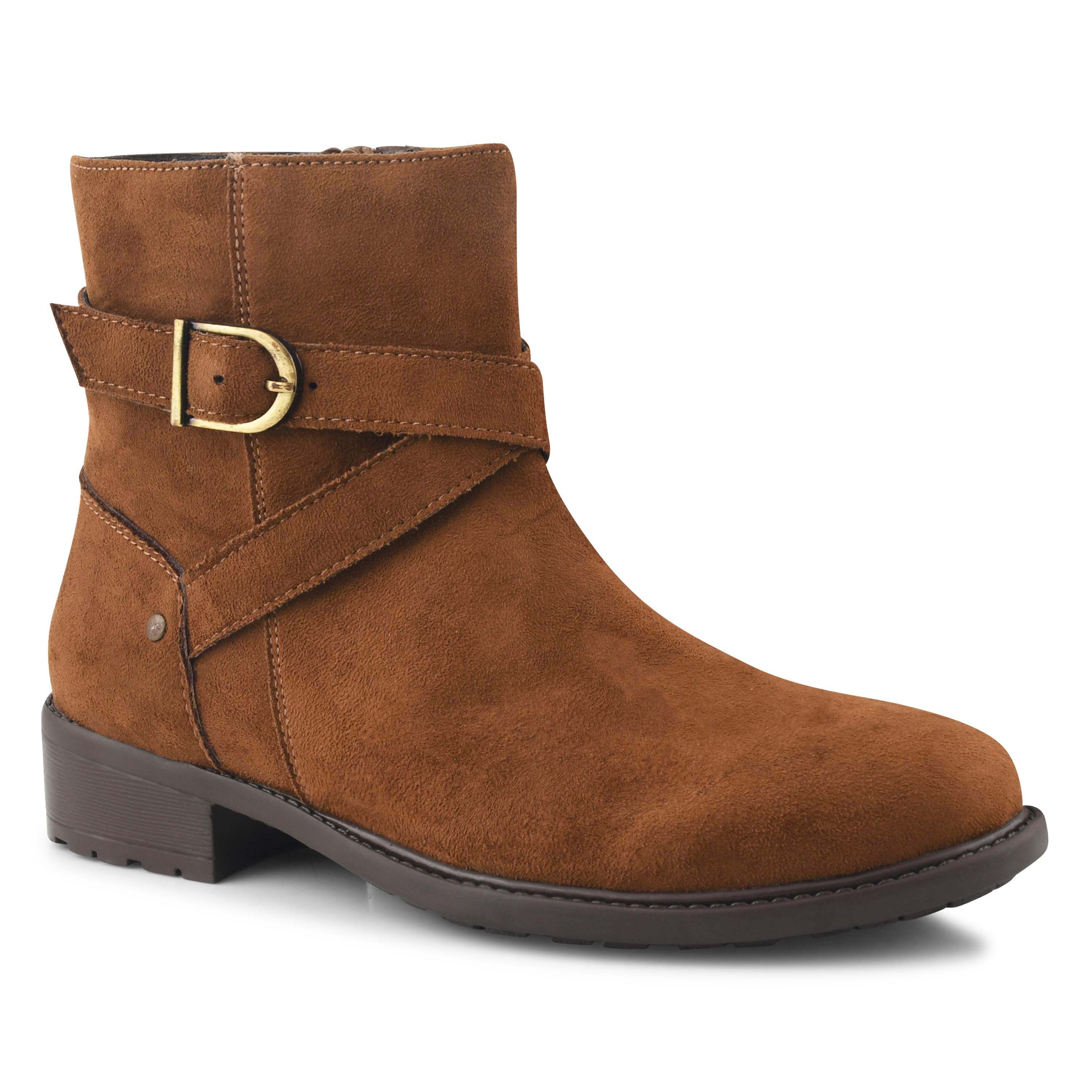 Women Tan Casual Boots