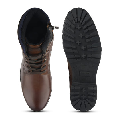 Men’s Burnished Leather Ankle Boots