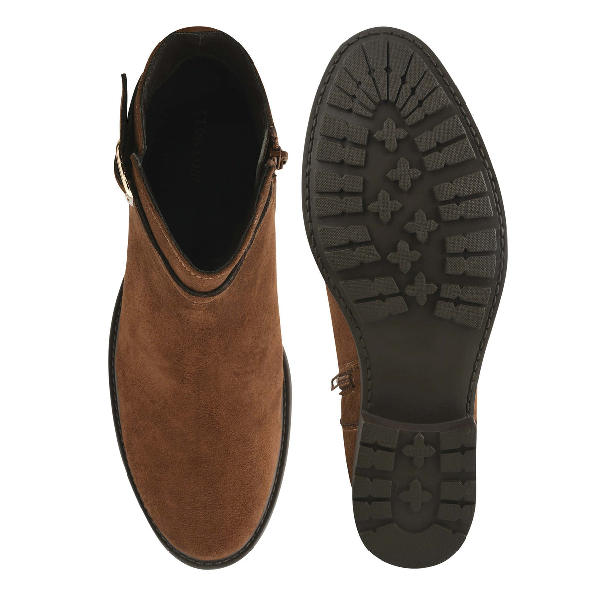 Women Tan Casual Winter Boots.