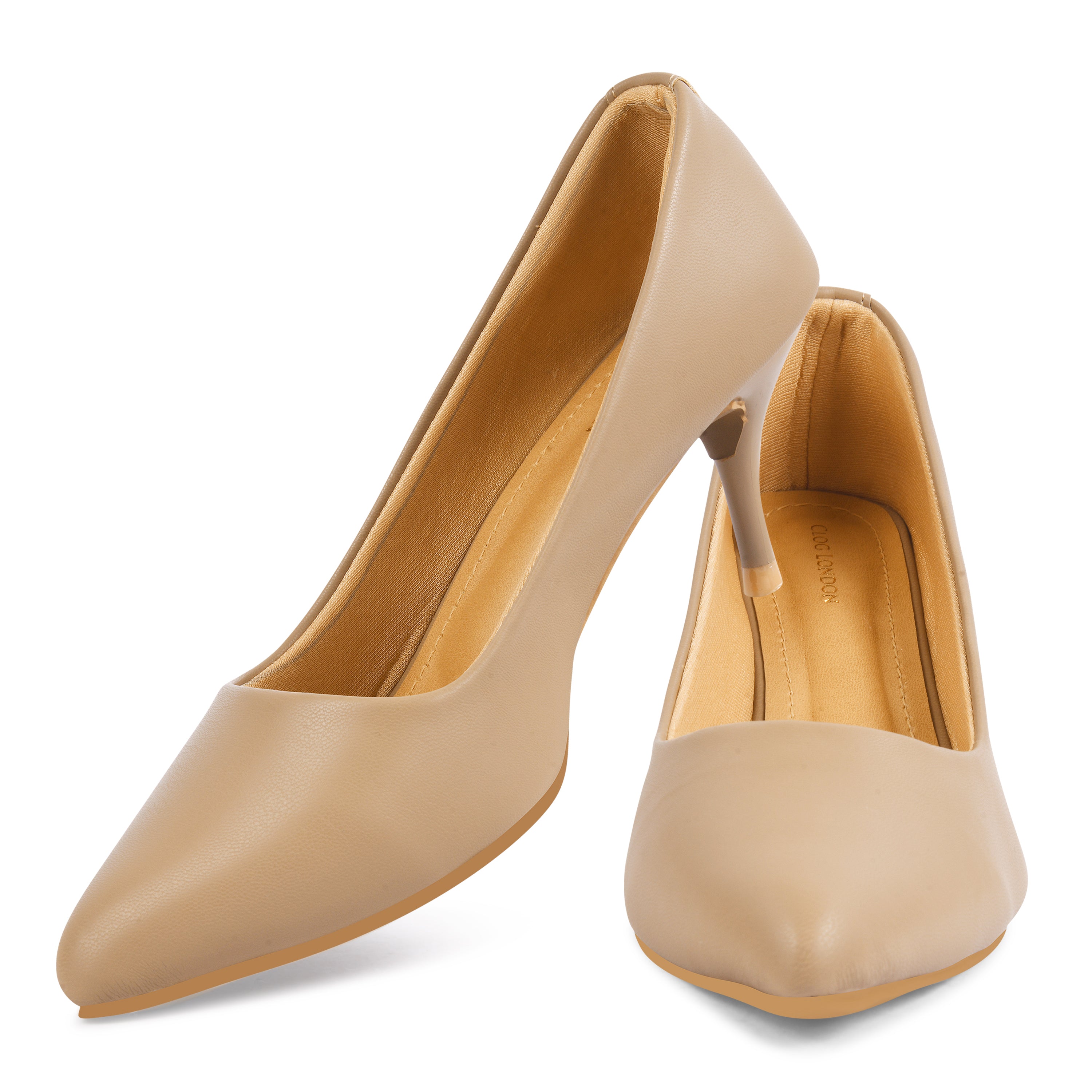 Women White Pumps Peep Toe Heeled Sandals