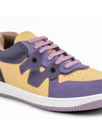 Men's Purple & Yellow Casuals Sneakers Shoes