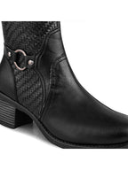 Women Tan Ankle Length Side Zipper Boots