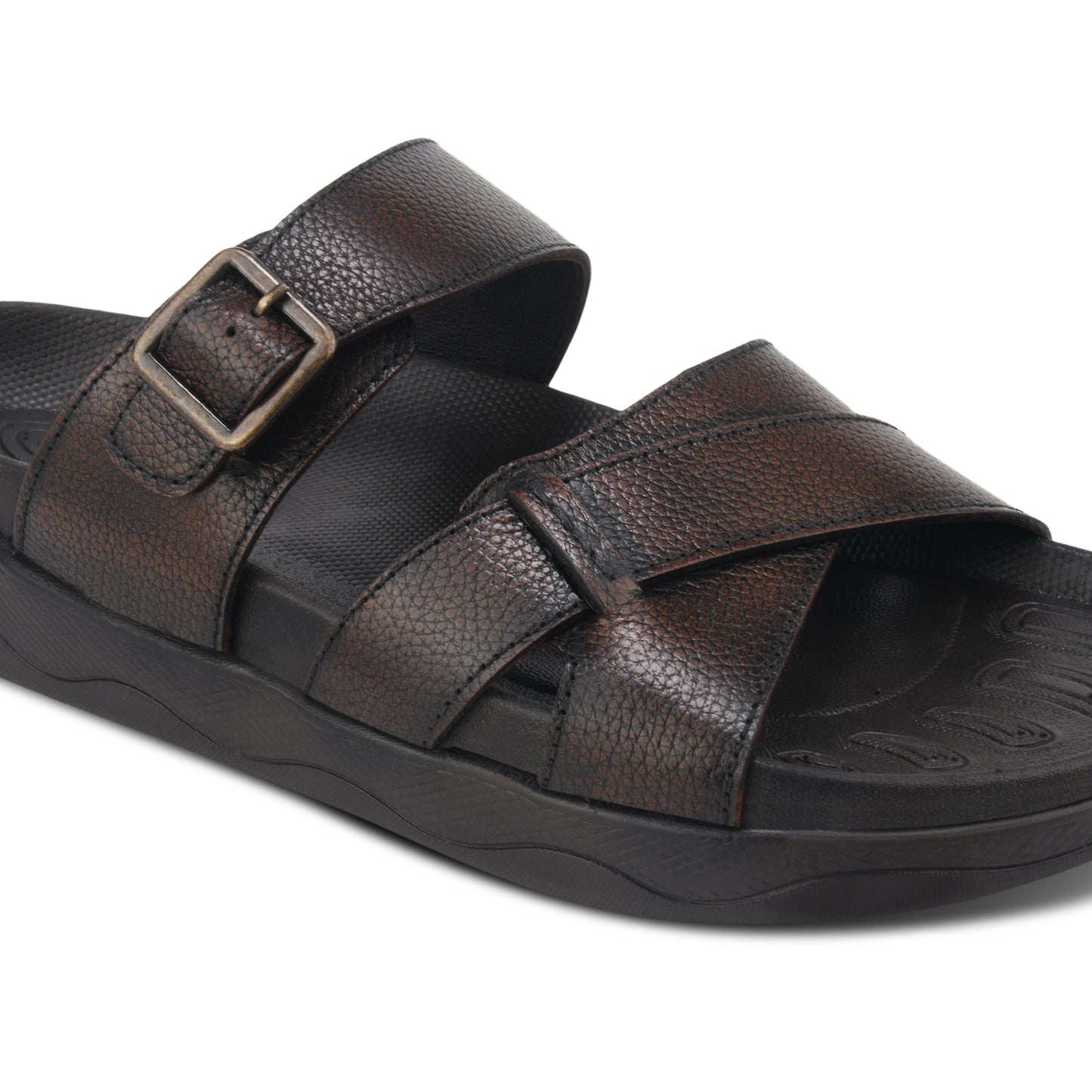 Men’s Casual Leather Buckle Sandals