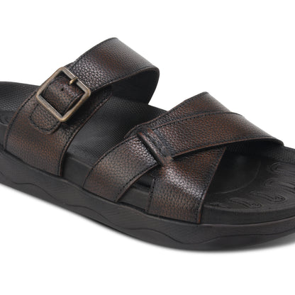 Men’s Casual Leather Buckle Sandals
