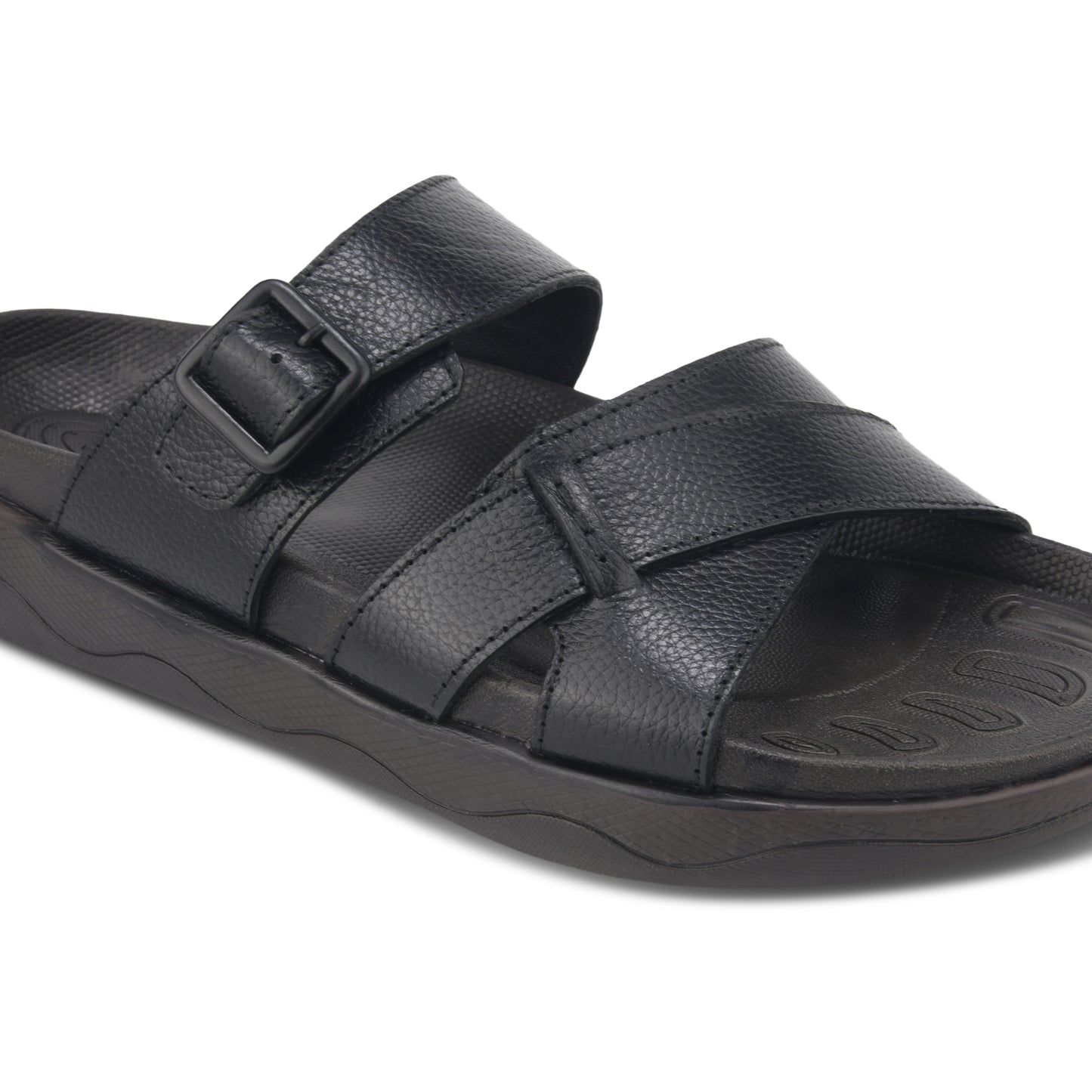 Men’s Casual Leather Buckle Sandals