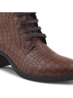 Women Brown Suede Ankle Boots