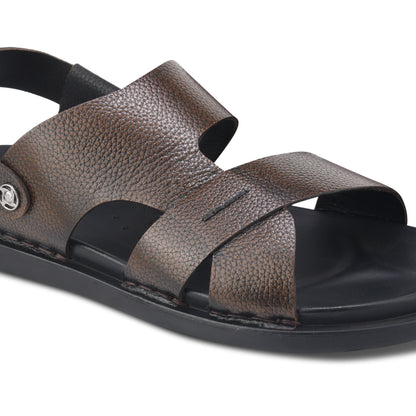 Men’s Casual Leather Buckle Sandals