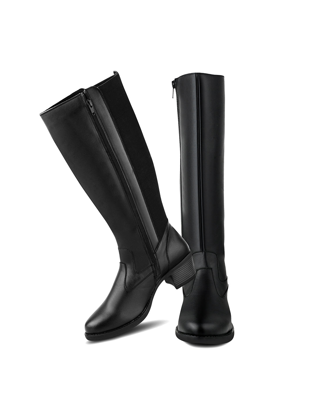 Women Black Stylish Long Boots