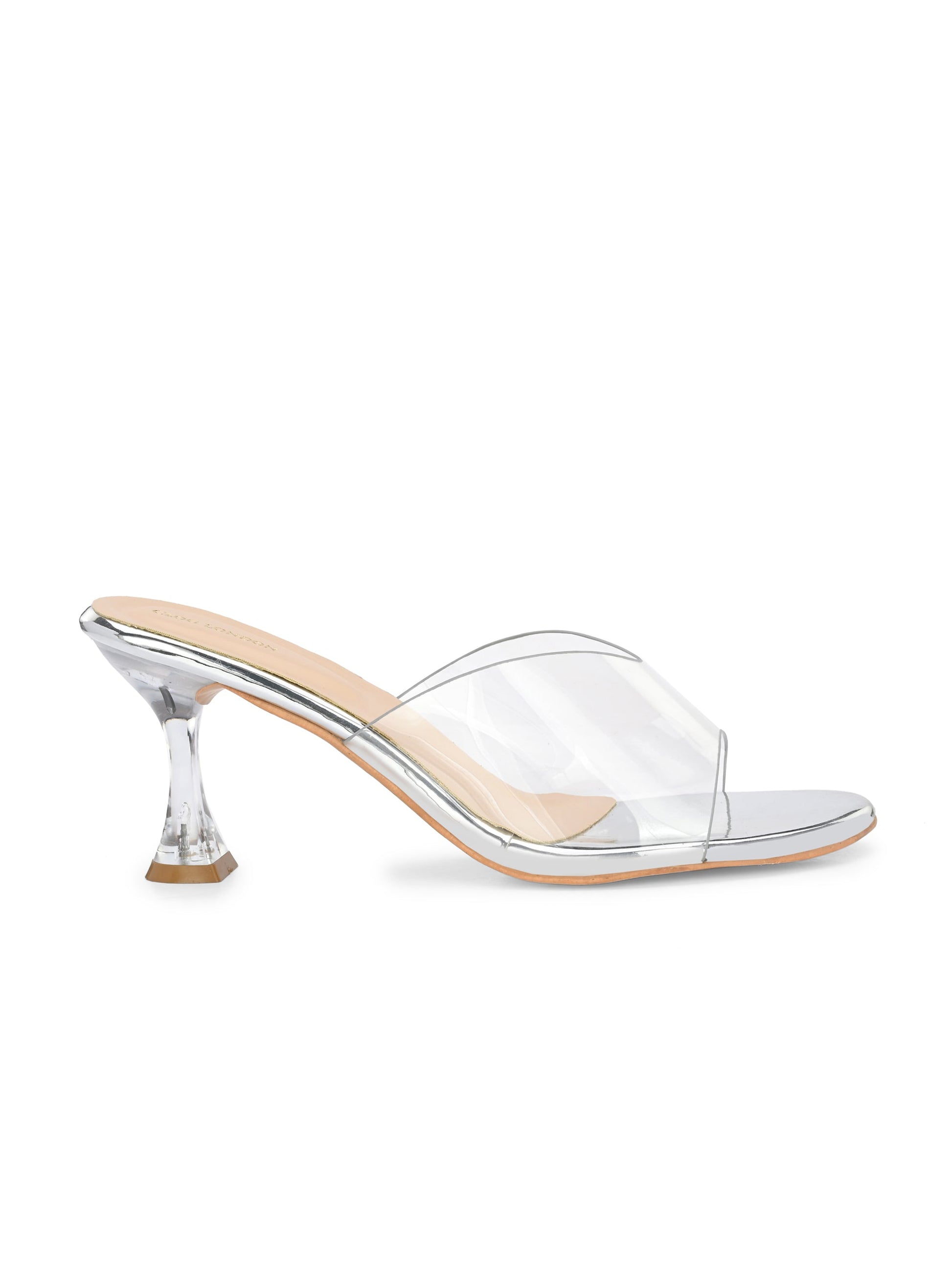 Clear Strap Stiletto Heels Women CLOG LONDON