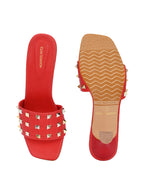 Women Black Comfortable Heel Sandals