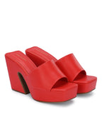 Women Cream Casual Heels Sandals