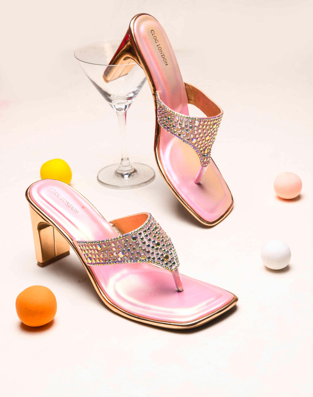 Women Pink Casual Heels