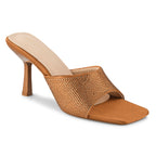 Women Brown Casual Stiletto Heels