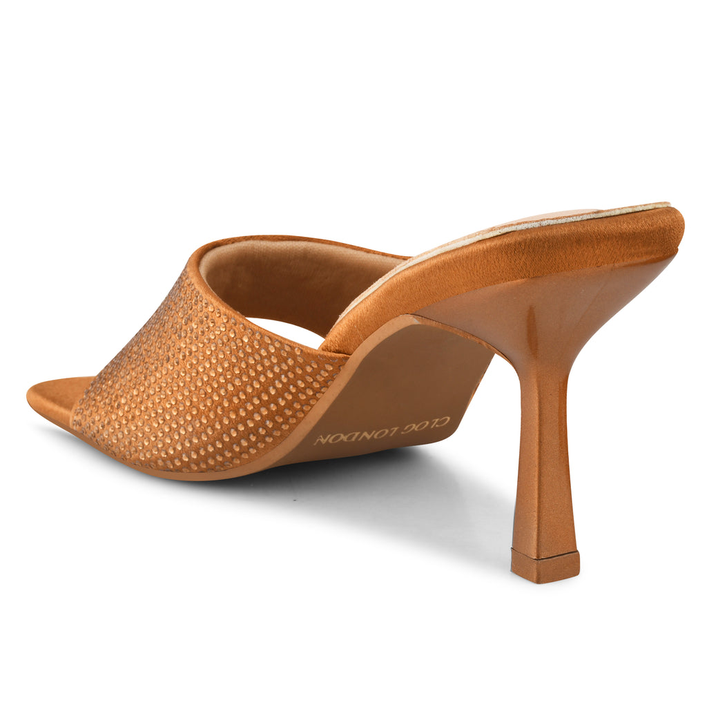 Women Brown Casual Stiletto Heels