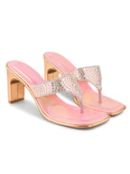 Women Pink Casual Heels