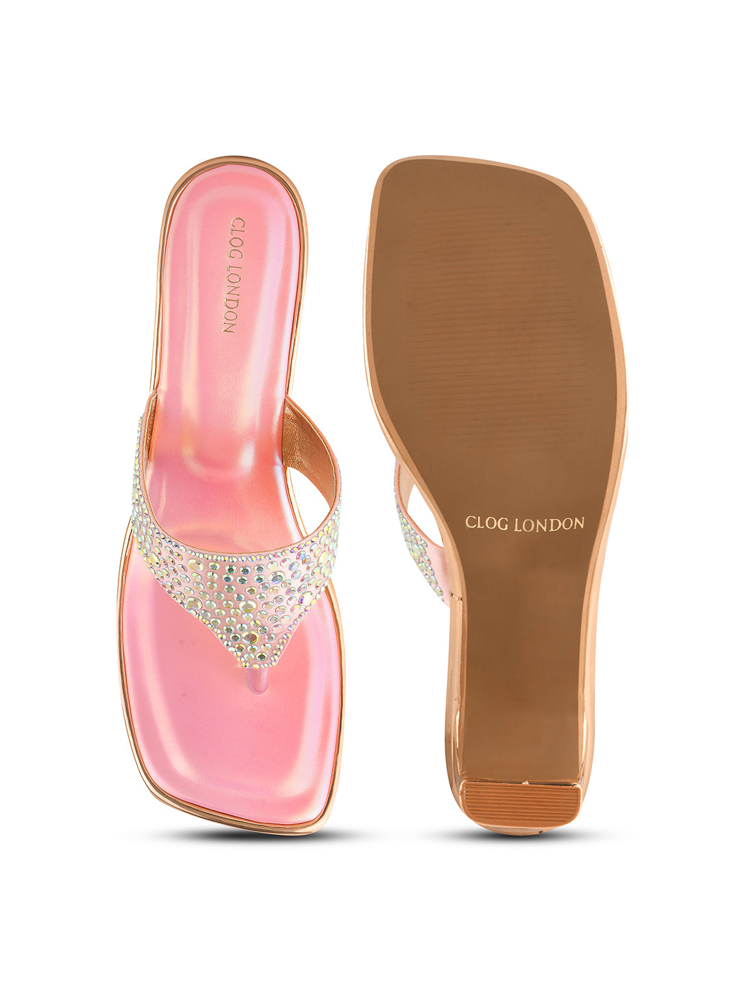 Women Pink Casual Heels