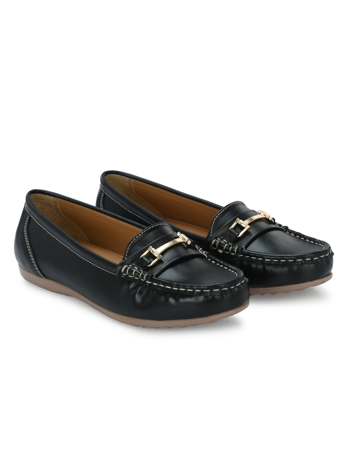 Women Black Ballerinas Flat Shoes Sandals