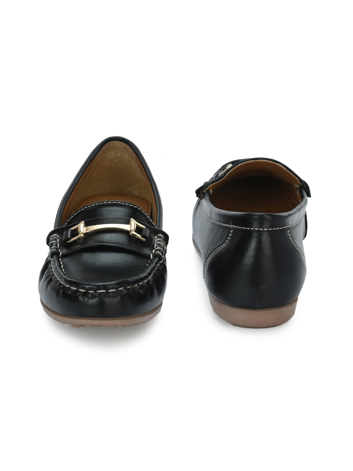 Women Black Ballerinas Flat Shoes Sandals