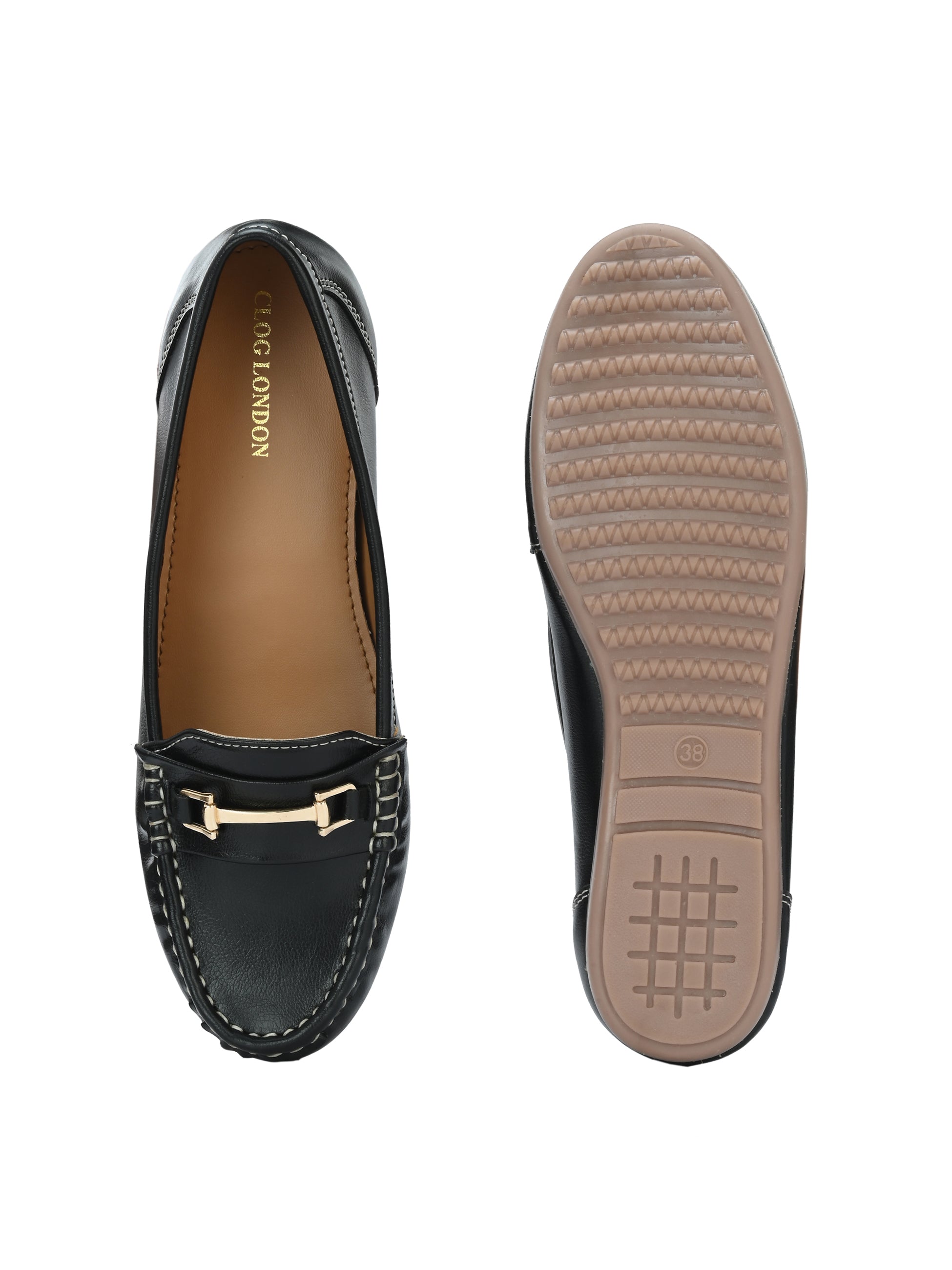 Women Black Ballerinas Flat Shoes Sandals