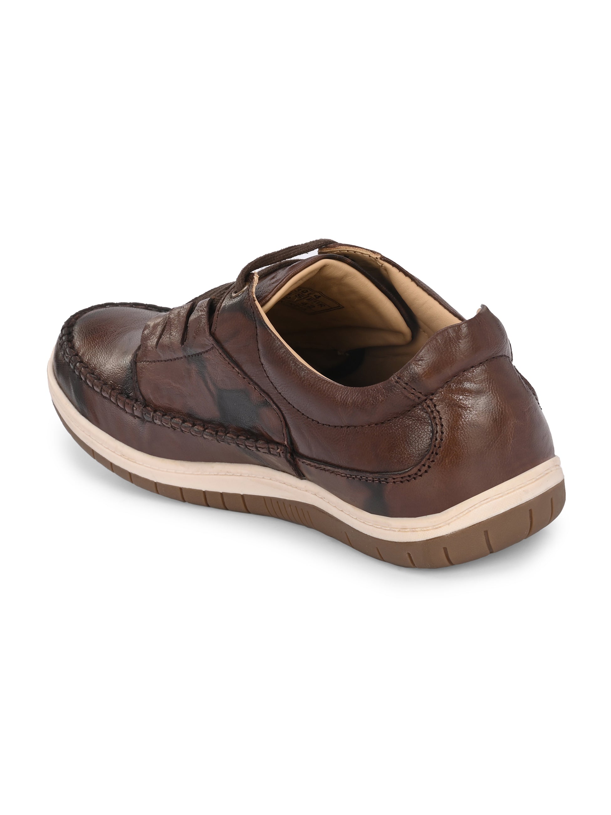 Men's Textured Leathers Sneakers Shoes
