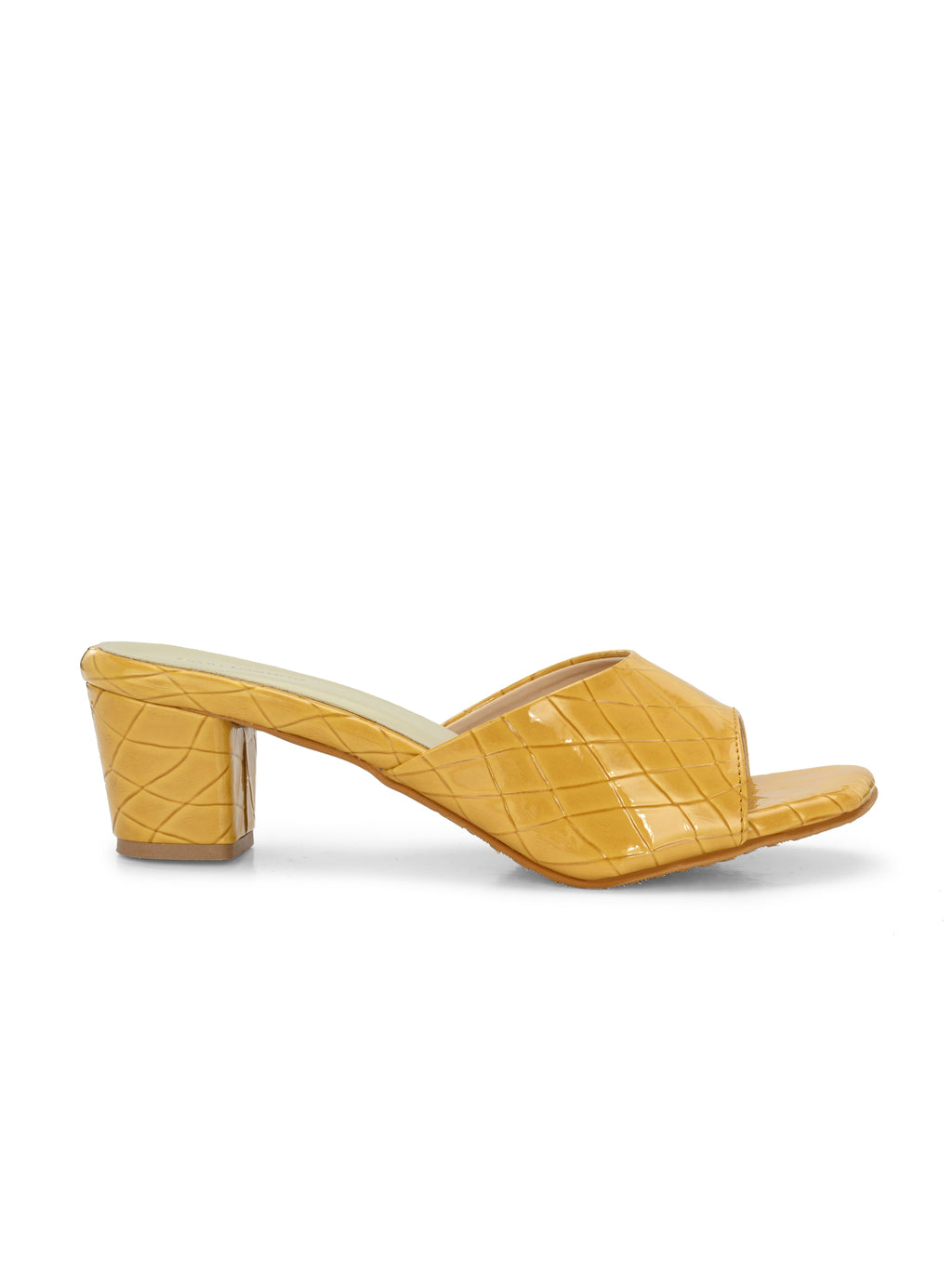 Women Brown Open Toe Block Heels Sandals