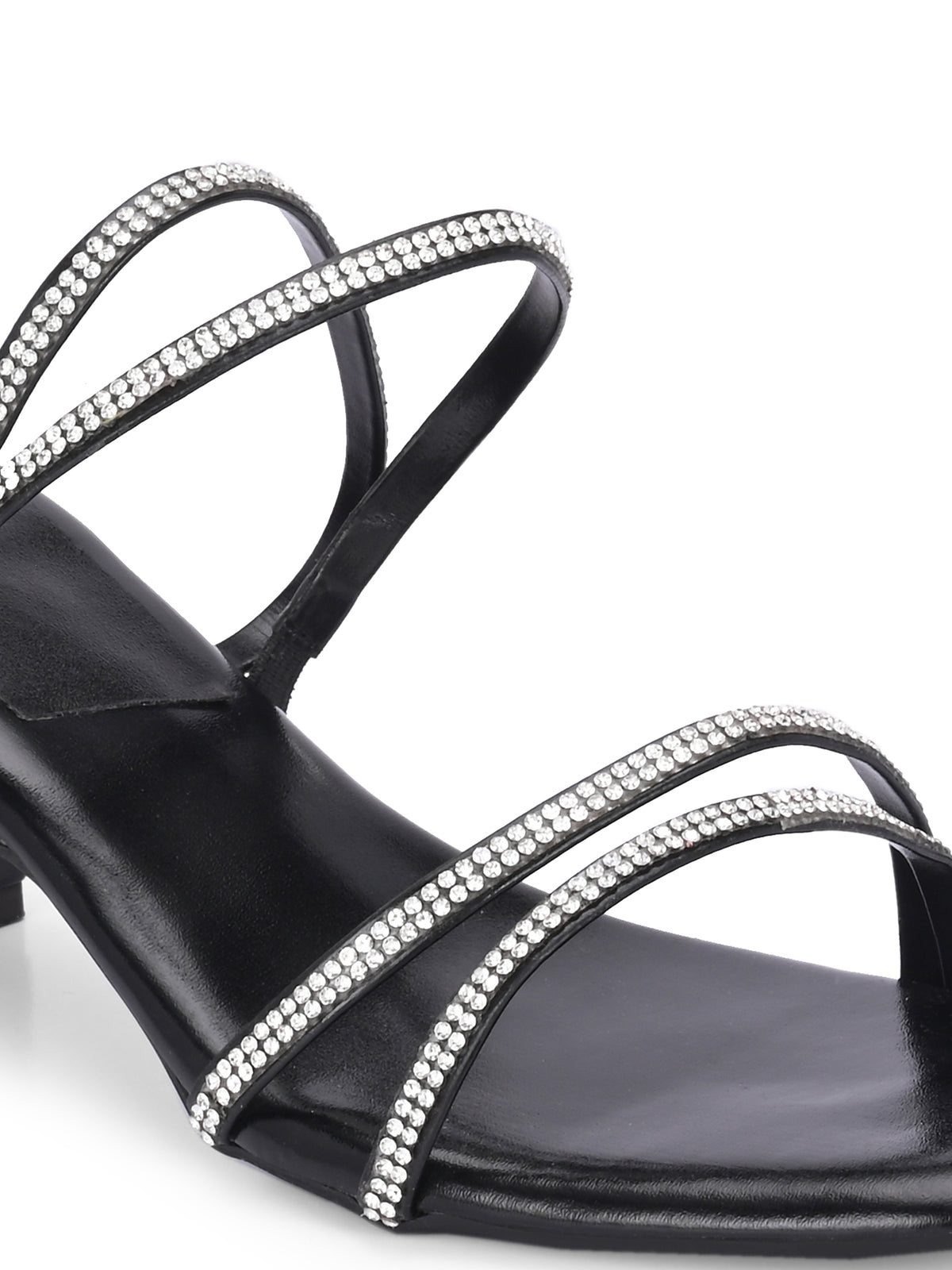 Women Black Heels Sandals