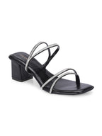 Women Black Heels Sandals
