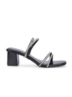 Women Black Heels Sandals
